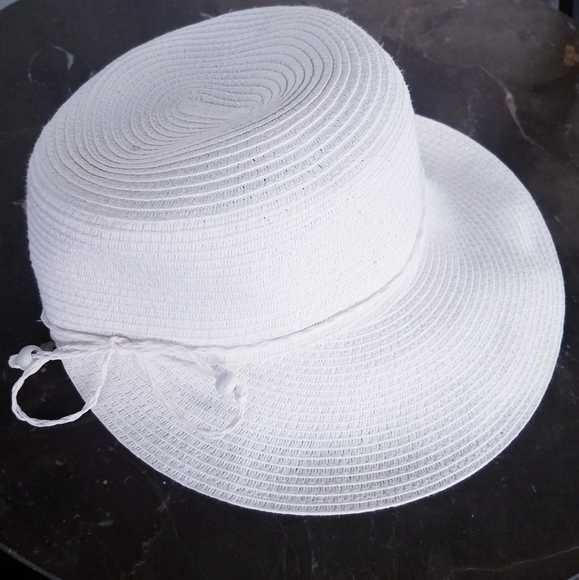 ladies white sun hat